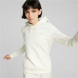 Puma|Polar com Capuz Mulher Puma Branco