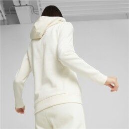Puma|Polar com Capuz Mulher Puma Branco