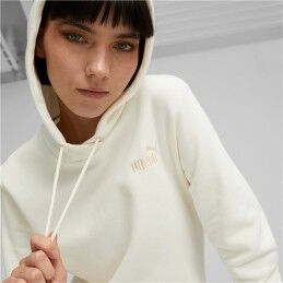 Puma|Polar com Capuz Mulher Puma Branco