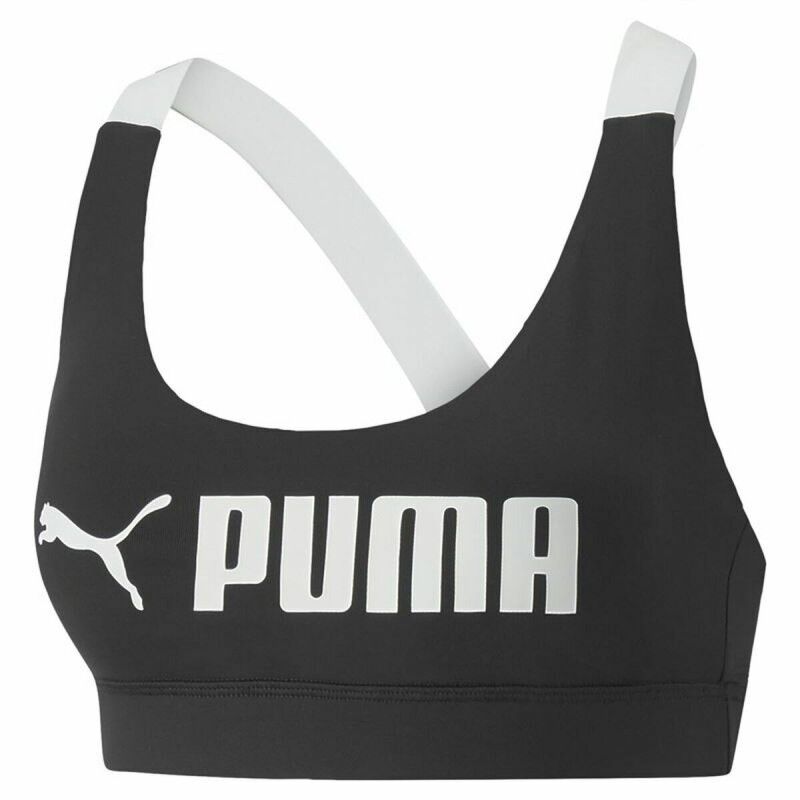 Puma|Sutiã Desportivo Puma Preto Branco Multicolor Puma|Sutiã Desportivo Puma Preto Branco Multicolor