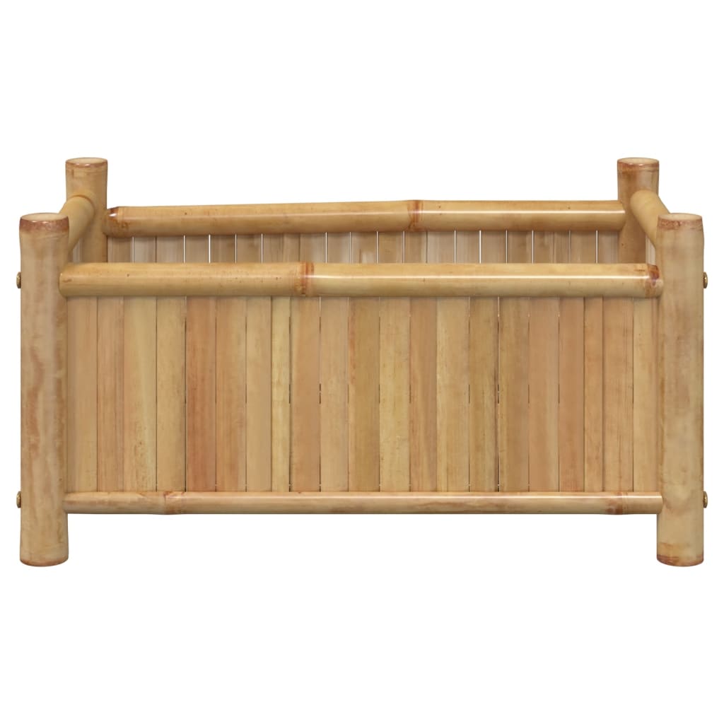 vidaXL Vaso/floreira de jardim 50x30x25 cm bambu