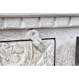 DKD Home Decor|Móvel de TV DKD Home Decor 8424001858347 Metal Branco Madeira de mangueira 160 x 40 x 65 cm