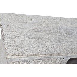 DKD Home Decor|Móvel de TV DKD Home Decor 8424001858347 Metal Branco Madeira de mangueira 160 x 40 x 65 cm