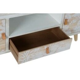 DKD Home Decor|Móvel de TV DKD Home Decor Branco Madeira Bambu (140 x 40 x 51 cm)