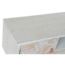 DKD Home Decor|Móvel de TV DKD Home Decor Branco Madeira Bambu (140 x 40 x 51 cm)