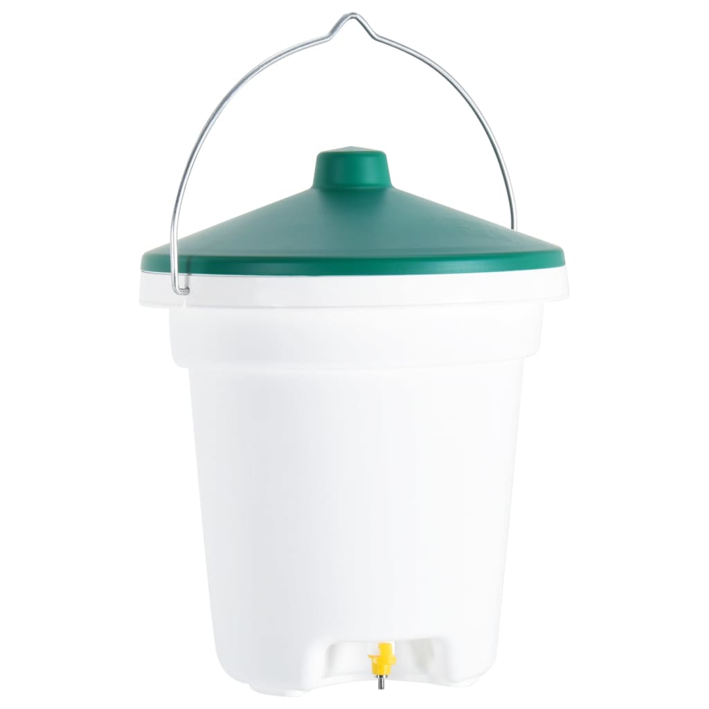 vidaXL Bebedouro para aves de capoeira com bicos 12 L