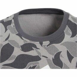 Adidas|Camisola sem Capuz Menina Adidas ID Crew Cinzento Cinzento claro