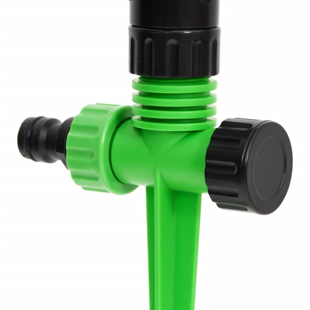 vidaXL Sprinklers rotativos 4 pcs 16x13,5x25,5 cm ABS/PP verde/preto