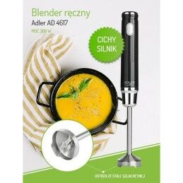 Adler|Batedora de Mão Adler AD 4617 Preto Multicolor Prateado 350 W