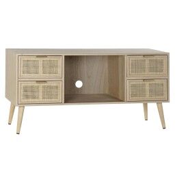 DKD Home Decor|Mesa de apoio DKD Home Decor Pele Ferro Lacado (40 x 40 x 56 cm)