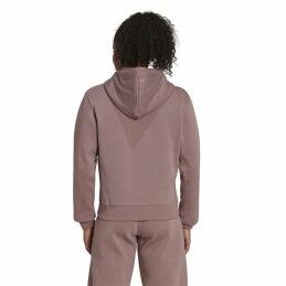 Adidas|Polar com Capuz e Fecho Mulher Adidas ALL SZN Fleece Café