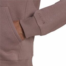 Adidas|Polar com Capuz e Fecho Mulher Adidas ALL SZN Fleece Café