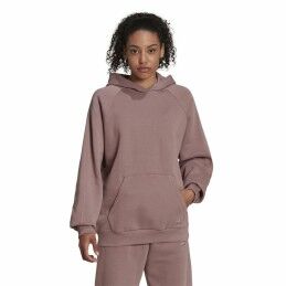 Adidas|Polar com Capuz Mulher Adidas  Boyfriend  Multicolor