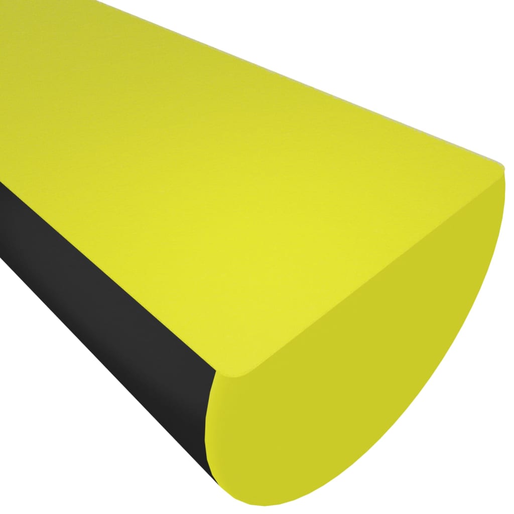 vidaXL Protetor de canto 4x3x100 cm PU amarelo e preto