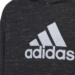 Adidas|Polar com Capuz Criança Adidas Future Badge Preto