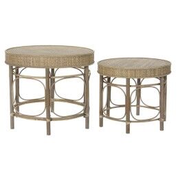 Home ESPRIT|Mesa de apoio Home ESPRIT Preto Metal 60 x 30 x 60 cm