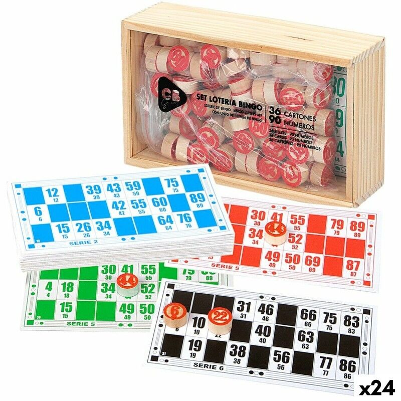 CB Games|Bingo CB Games Madeira Papel Plástico (24 Unidades) CB Games|Bingo CB Games Madeira Papel Plástico (24 Unidades)
