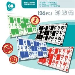 CB Games|Bingo CB Games Madeira Papel Plástico (24 Unidades)