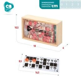 CB Games|Bingo CB Games Madeira Papel Plástico (24 Unidades)
