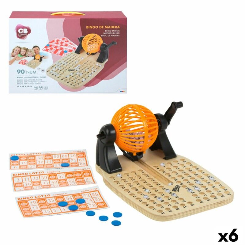 Colorbaby|Bingo Colorbaby Madeira Plástico (6 Unidades) Colorbaby|Bingo Colorbaby Madeira Plástico (6 Unidades)