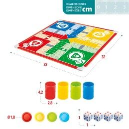 CB Games|Tabuleiro de Jogo dos Cavalinhos e da Glória CB Games 32 x 32 x 1 cm (25 Peças) (6 Unidades)