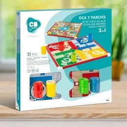 CB Games|Tabuleiro de Jogo dos Cavalinhos e da Glória CB Games 32 x 32 x 1 cm (25 Peças) (6 Unidades)