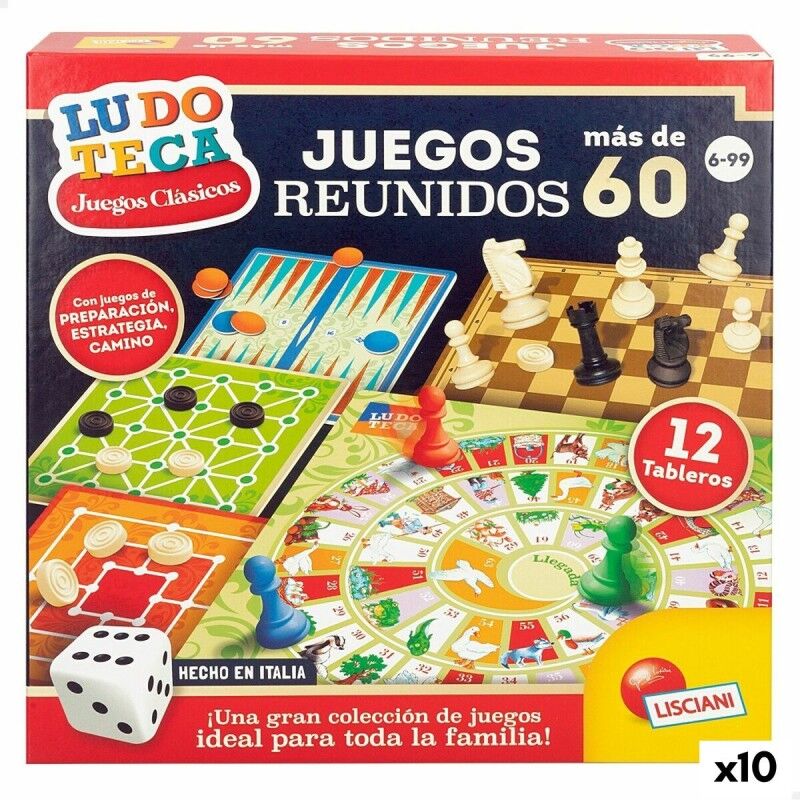 Lisciani Giochi|Jogo de Mesa Lisciani Giochi Juegos reunidos 26 x 1 x 26 cm ES (10 Unidades)