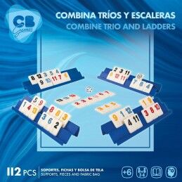 CB Games|Jogo de Mesa CB Games Rummi 24,5 x 3 x 6 cm (112 Peças) (6 Unidades)