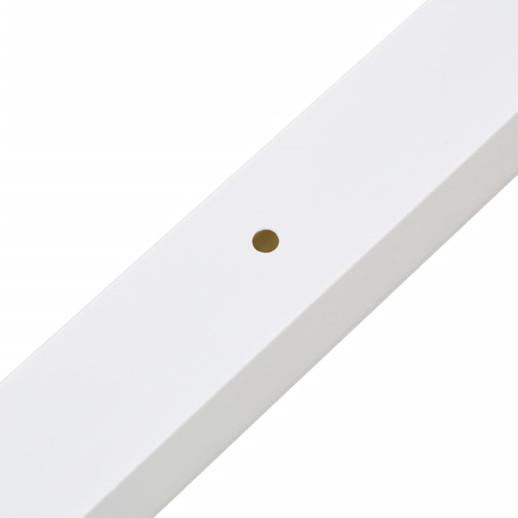 vidaXL Calhas para cabos 100x40 mm 10 m PVC