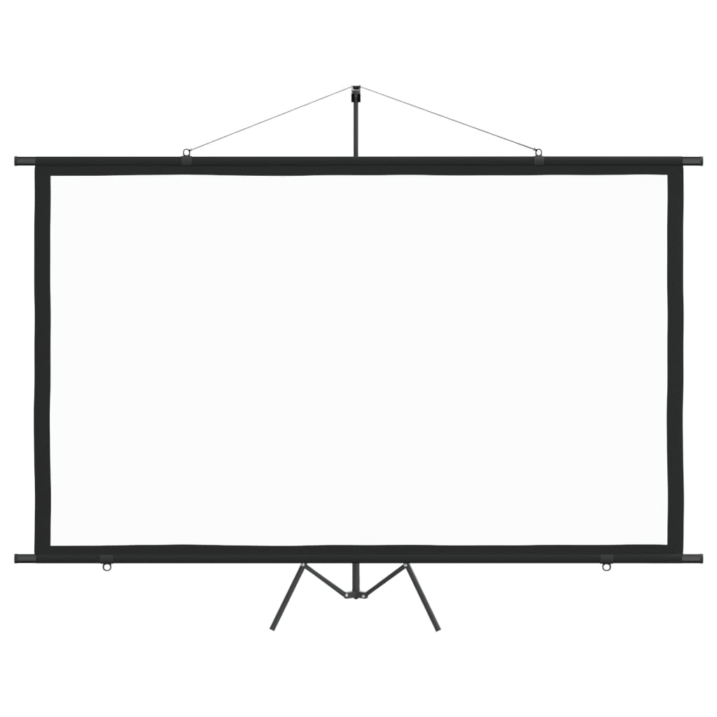 vidaXL Tela de projeção com tripé 120" 16:9