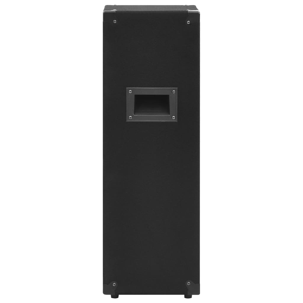 vidaXL Colunas de palco Hifi profissionais passivas 2 pcs 1000 W preto