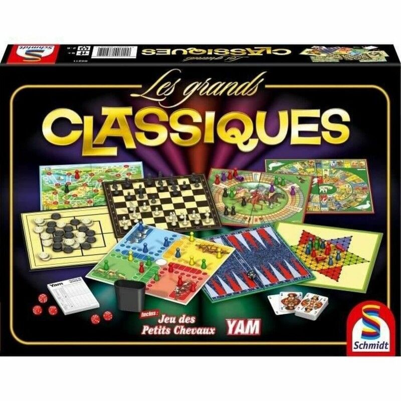 Schmidt Spiele|Mesa Multijogos Schmidt Spiele Les grands Classiques FR