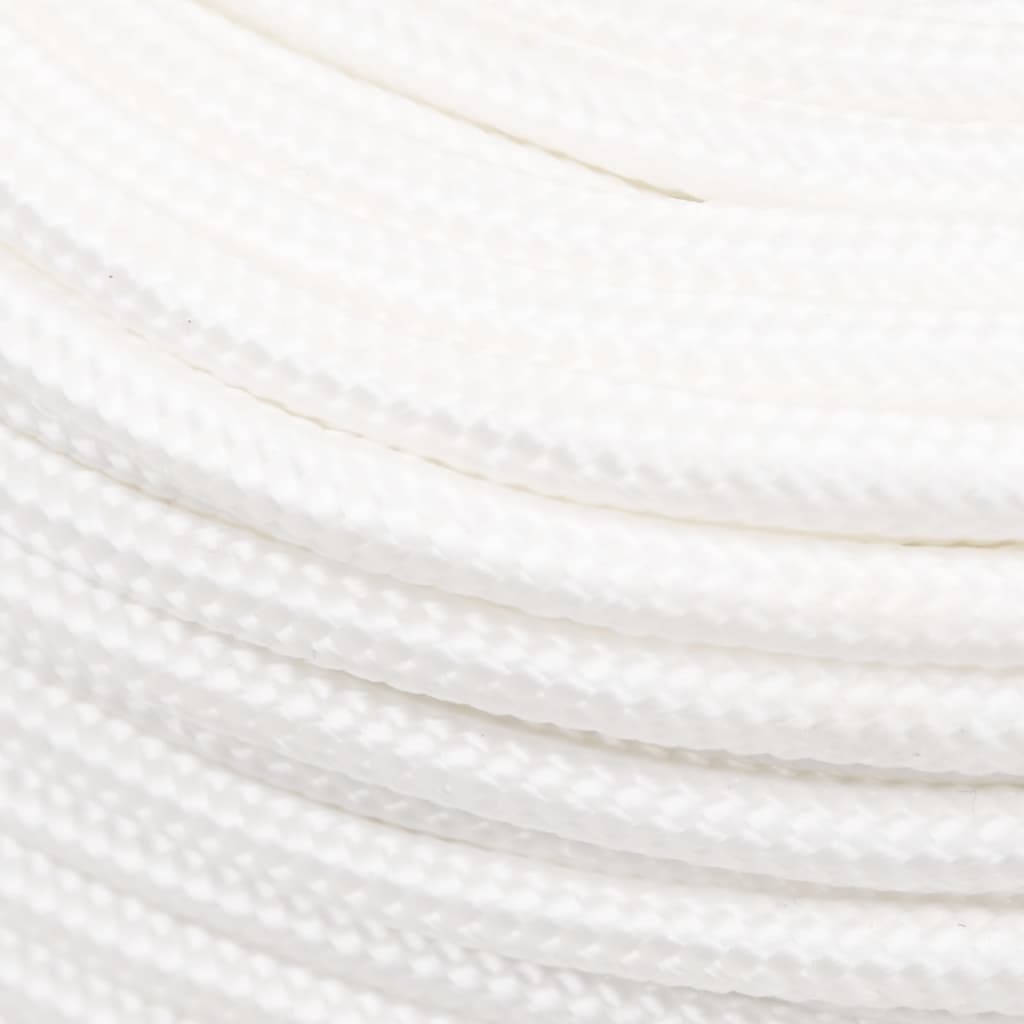 vidaXL Corda de barco 8 mm 500 m polipropileno branco