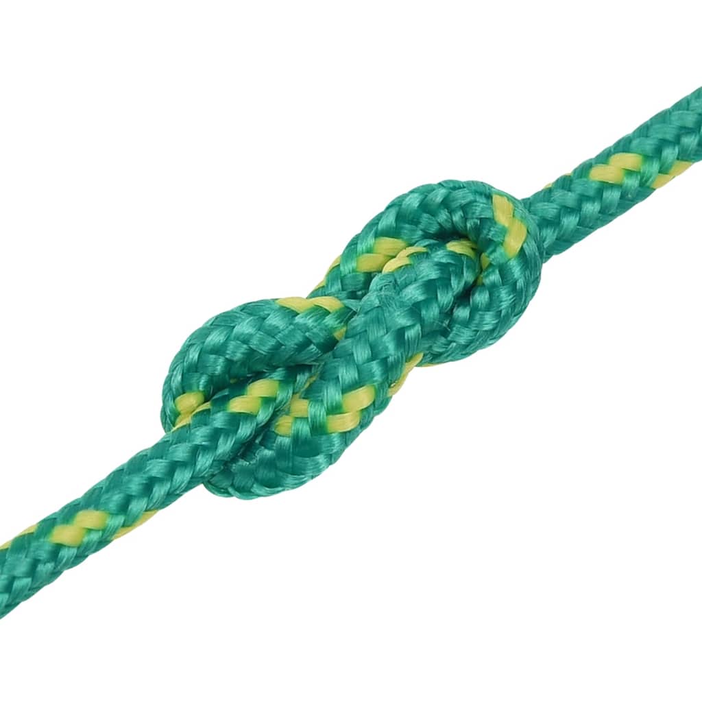 vidaXL Corda de barco 3 mm 500 m polipropileno verde