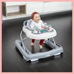 Babymoov|Andarilho com rodas Babymoov A040006 Infantil Branco/Cinzento