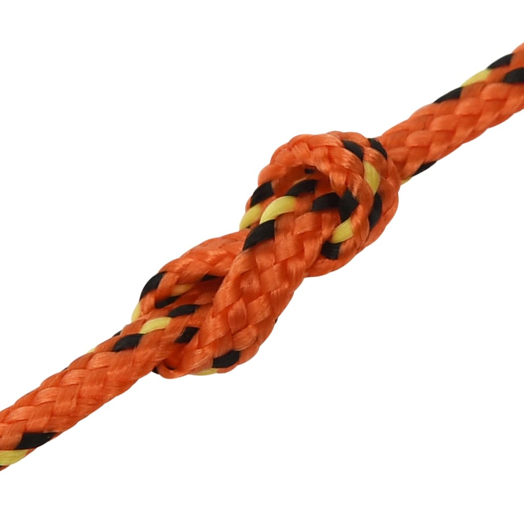 vidaXL Corda de barco 2 mm 50 m polipropileno laranja