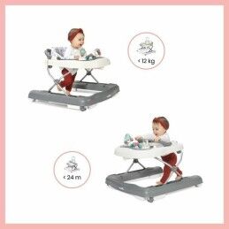 Babymoov|Andarilho com rodas Babymoov A040006 Infantil Branco/Cinzento