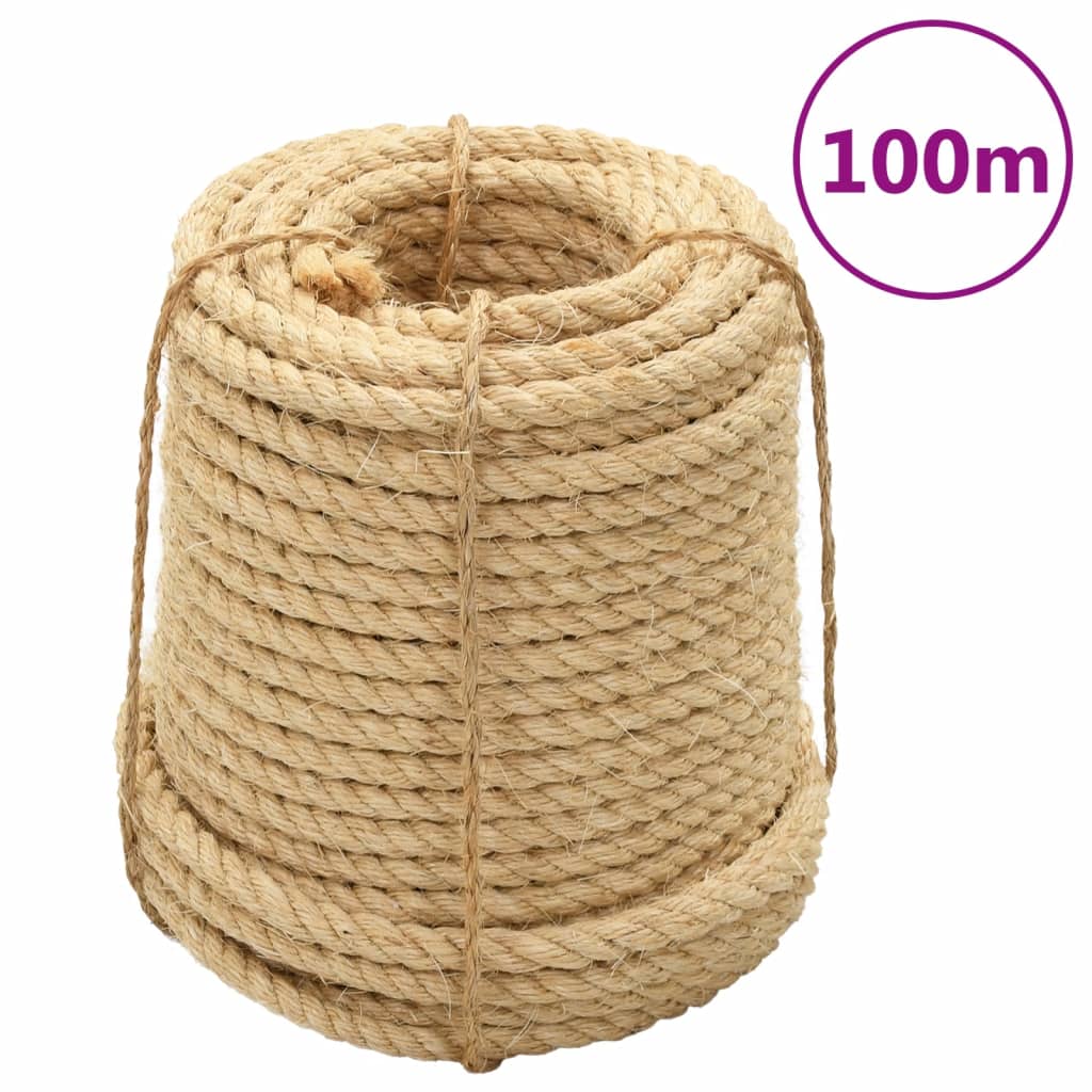 vidaXL Cordas de sisal 5 pcs 14 mm 100 m