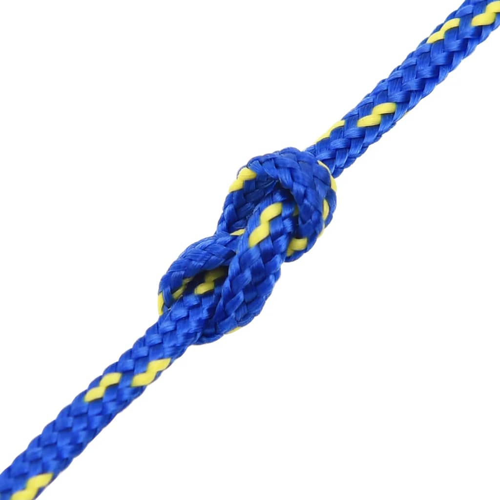 vidaXL Corda de barco 2 mm 250 m polipropileno azul