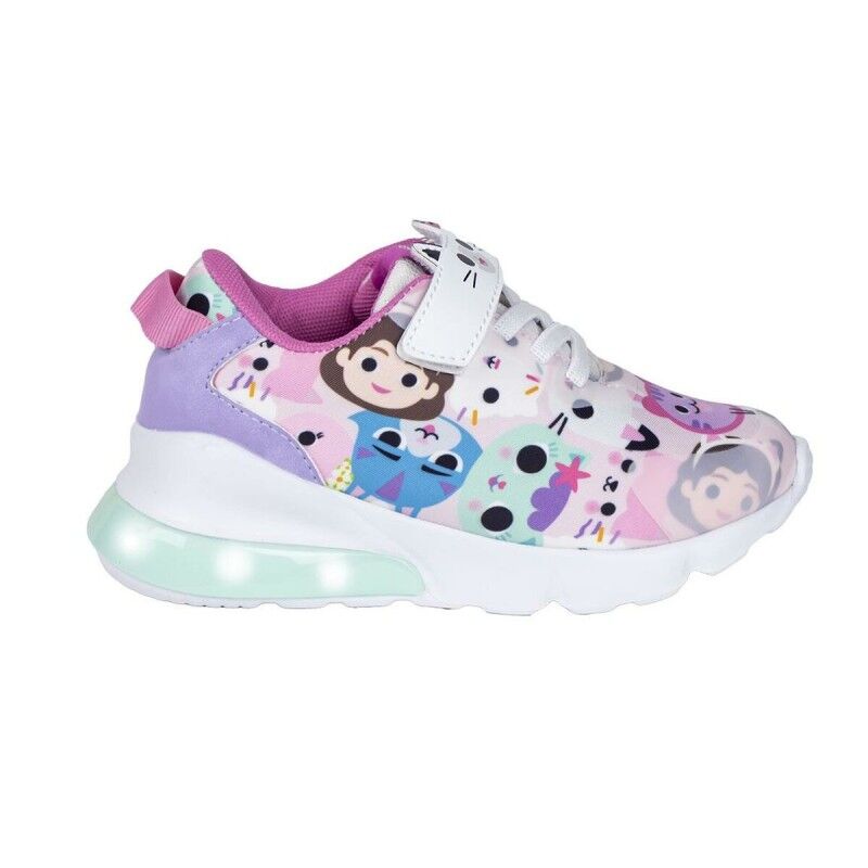 Gabby's Dollhouse|Sapatilhas Desportivas com LED Gabby's Dollhouse Cor de Rosa Gabby's Dollhouse|Sapatilhas Desportivas com LED Gabby's Dollhouse Cor de Rosa