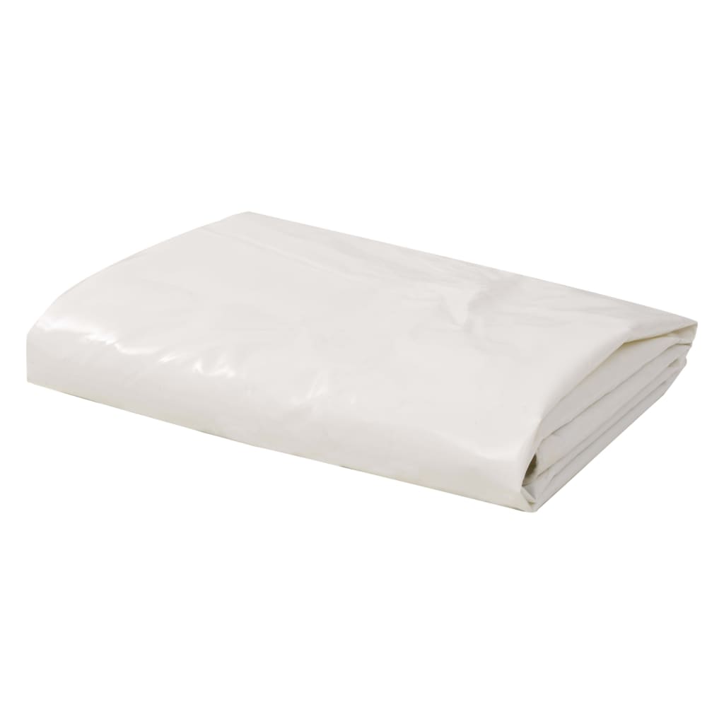 vidaXL Lona 650 g/m² 1,5x6 m branco