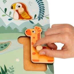 Woomax|Puzzle Infantil de Madeira Woomax (12 Unidades)