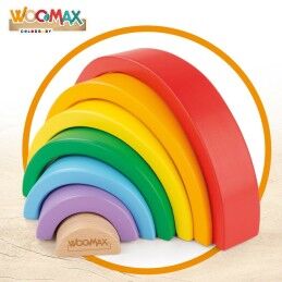 Woomax|Jogo de habilidade Woomax Arco-íris 21 x 10 x 3,5 cm (12 Unidades)