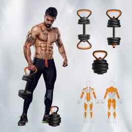Xiaomi|Kit de Pesos Russos e Halteres Xiaomi 30 Kg 30 Kg