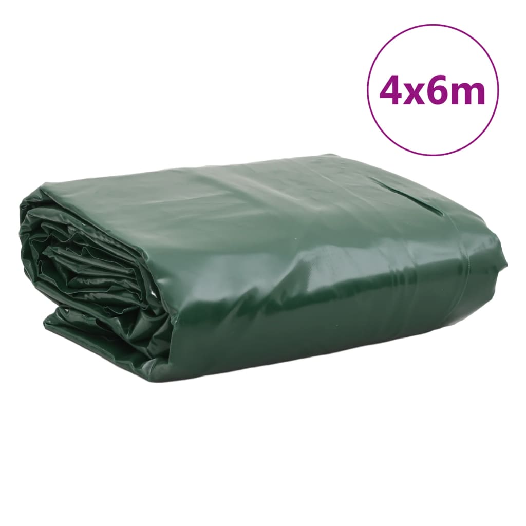 vidaXL Lona 4x6 m 650 g/m² verde