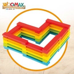 Woomax|Jogo de Construção Woomax 100 Peças 10 x 0,5 x 1,8 cm (6 Unidades)