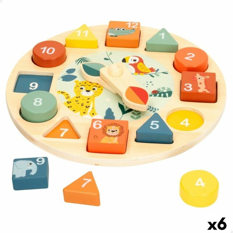Woomax|Jogo Educativo Woomax animais Relógio (6 Unidades) Woomax|Jogo Educativo Woomax animais Relógio (6 Unidades)