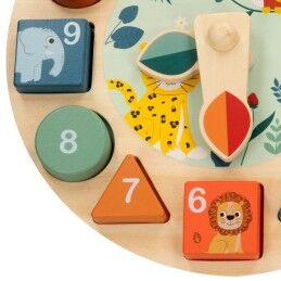 Woomax|Jogo Educativo Woomax animais Relógio (6 Unidades)