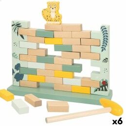 Woomax|Puzzle Infantil de Madeira Woomax Formas + 12 Meses 16 Peças (6 Unidades)