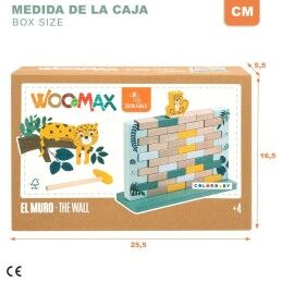 Woomax|Jogo de Construção Woomax animais 44 Peças (6 Unidades)